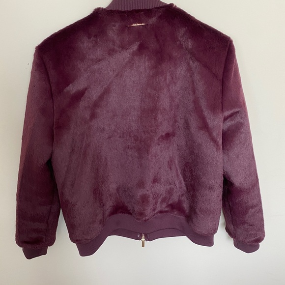 Armani Exchange Faux Fur Bomber Jacket - Picture 6 of 6